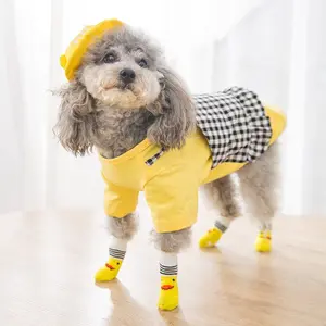Pet Socks Premium Non-Slip Bottom Small Dog Socks, Teddy Dog Cotton Socks, Pet Foot Covers, Pet Supplies, Comfortable and Durable