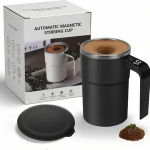 2026 Upgraded Portable Automatic Mixing Cup, USB Rechargeable Magnetic Mixing Cup, Multifunctional Coffee Mixing Cup, Self Stirring Mug for Home Kitchen