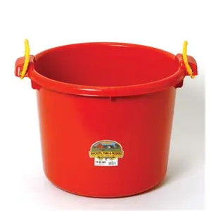 212 MAIN Miller Muck Tub - Red, 70 Qt, Portable Outdoor Bucket, Model PSB70RED