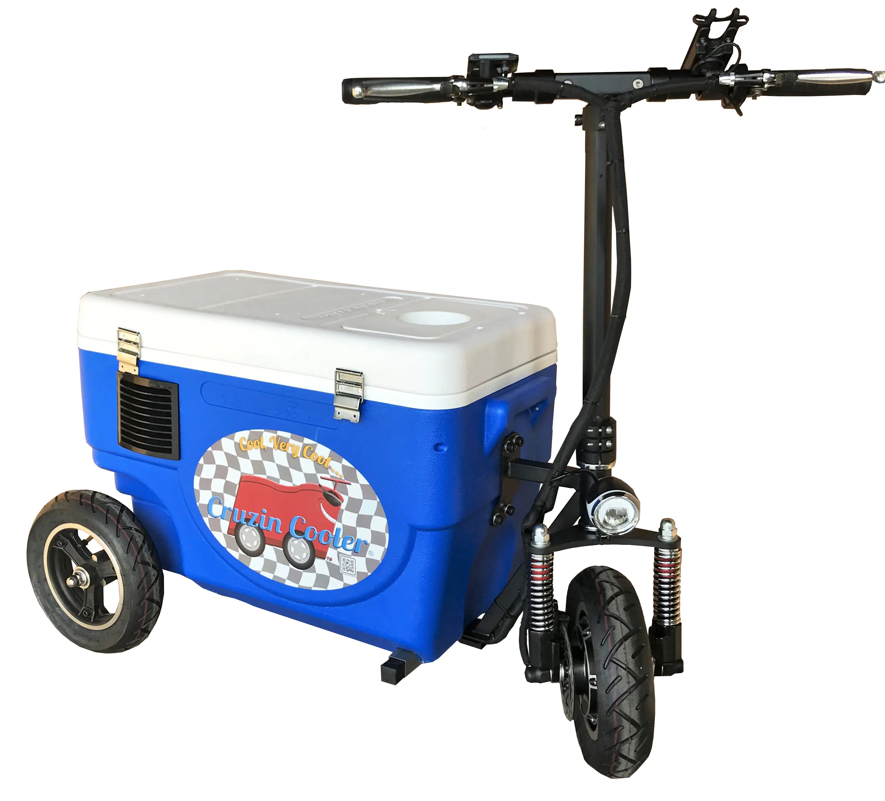 Cruzin Cooler Sport X-Li 1000 watt Electric Cooler Scooter with 48V 18Ah LiFePO Battery