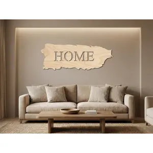 Puerto Rico Map Wood Art
