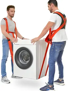 2-pack Moving Straps, Lifting Straps with Thickened Sponge Pads, Adjustable 2-Person Shoulder Lifting and Moving System Safely Easily for Moving Furniture, Appliances, Mattresses, Heavy Objects up to 800lbs