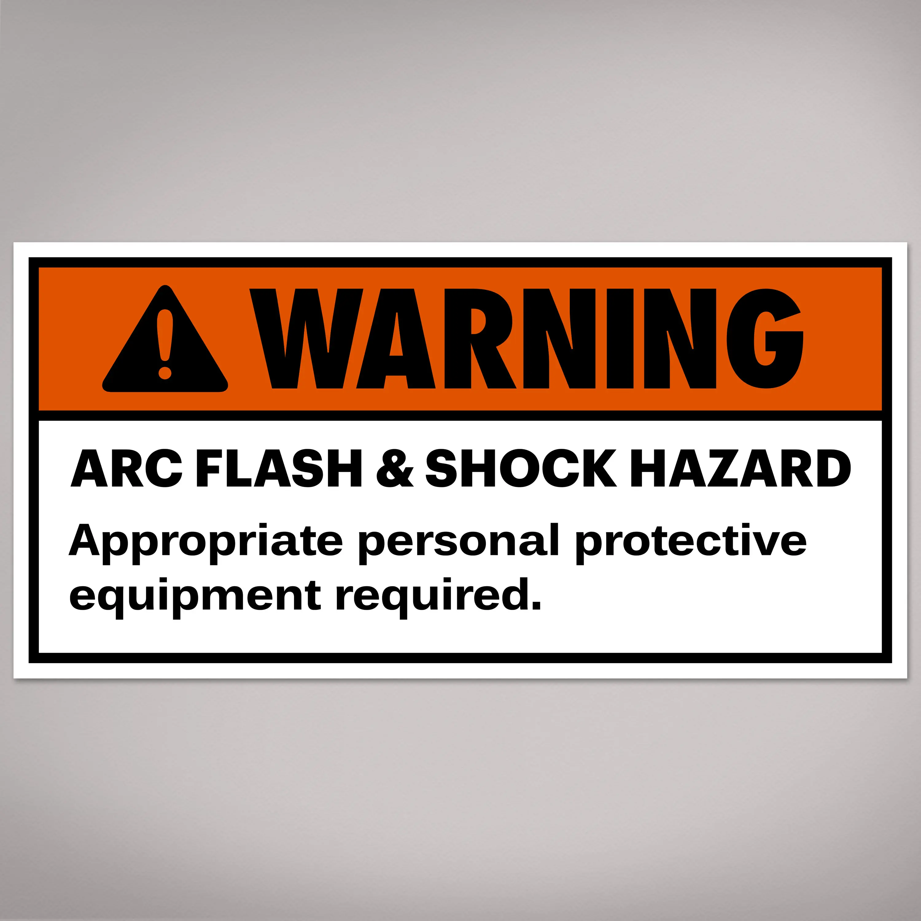 Avery Arc Flash/Shock Warning Labels, Waterproof, UV Resistant, Preprinted, 2" x 4", 20 Warning Decal Labels