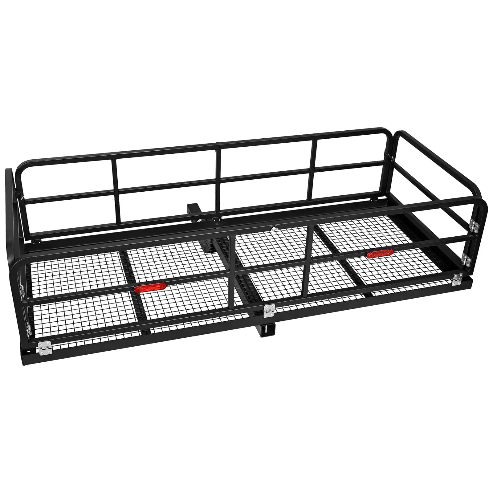 750 LBS Heavy Duty Hitch Cargo Carrier, 60"x24"x13.8" Foldable Hitch Mount Basket for 2" Receiver, SUV Truck Trailer RV, Rust-Proof & Easy Install