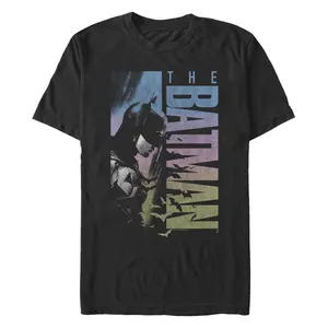 Men's The Batman Distressed Poster T-Shirt