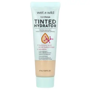 wet n wild Barefocus, Tinted Hydrator, 1114063 Light Medium, 0.91 fl oz (27 ml)