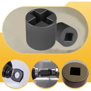 Heavy-Duty 1/2" Drive Socket Adapter – Rust-Resistant Quick-Release Drill Attachment for RV Scissor Jack Maintenance