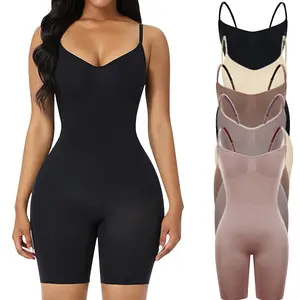FeelinGirl Shapewear for Women Butt Lifter Bodysuit  Tummy Control Shapewear Seamless Womenswear Comfort Spaghetti Strap Hip Underwear Basic Minimalist Springtok