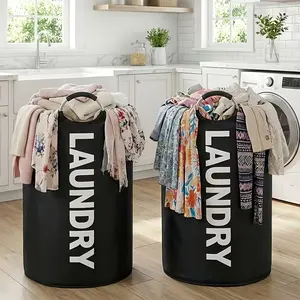 Clothes Storage Savior! 2-Pack Large Capacity Laundry Basket Organizer ❄️🧥