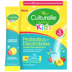 Culturelle® Kids Probiotics + Electrolytes Hydration Super Duo Packets
