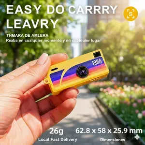 G6 thumb camera, mini high-definition retro digital camera with flash, can be used as a bag accessory/necklace/fashion accessory