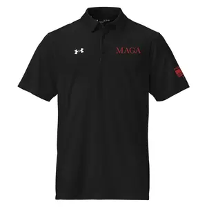 MAGA Under Armour Men's Polo Shirt - Breathable and Anti-Odor for Sports and Casual Wear