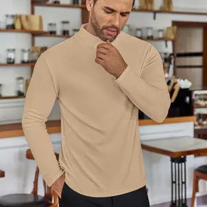 COOFANDY Men's Mock Turtleneck Long Sleeve Turtle Neck Shirts Lightweight Undershirt Thermal Pullover Sweater