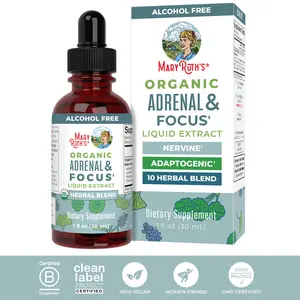 MaryRuth's Adrenal & Focus Herbal Blend for Adults - Adaptogenic - With Ginkgo Biloba & Astragalus - USDA Organic - Vegan - Non-GMO - 30 Servings MaryRuth's Adrenal & Focus Herbal Blend for Adults - Adaptogenic - With Ginkgo Biloba & Astragalus - USDA Organic - Vegan - Non-GMO - 30 Servings