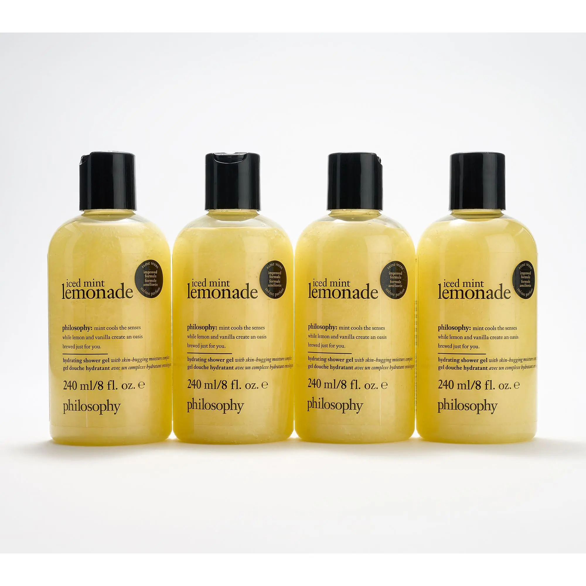 philosophy travel 4pc 8oz mini shower gel collection