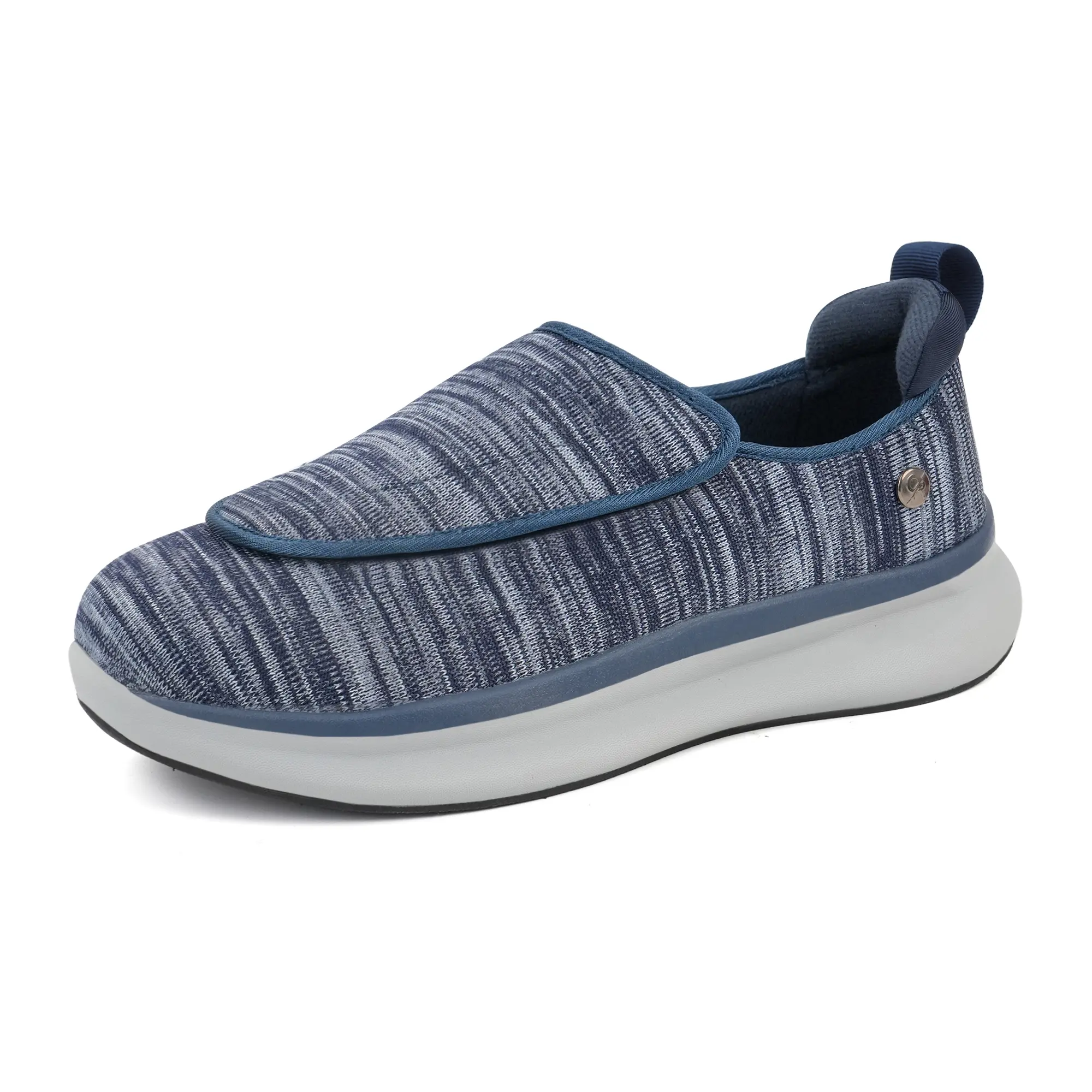 Ortho+rest Men's Low Cut Orthopedic Diabetic Walking Sneakers, Slip-On Edema Shoes for Swollen Ft, Comfortable & Supportive Flat Shoes, Low Cut Shoes