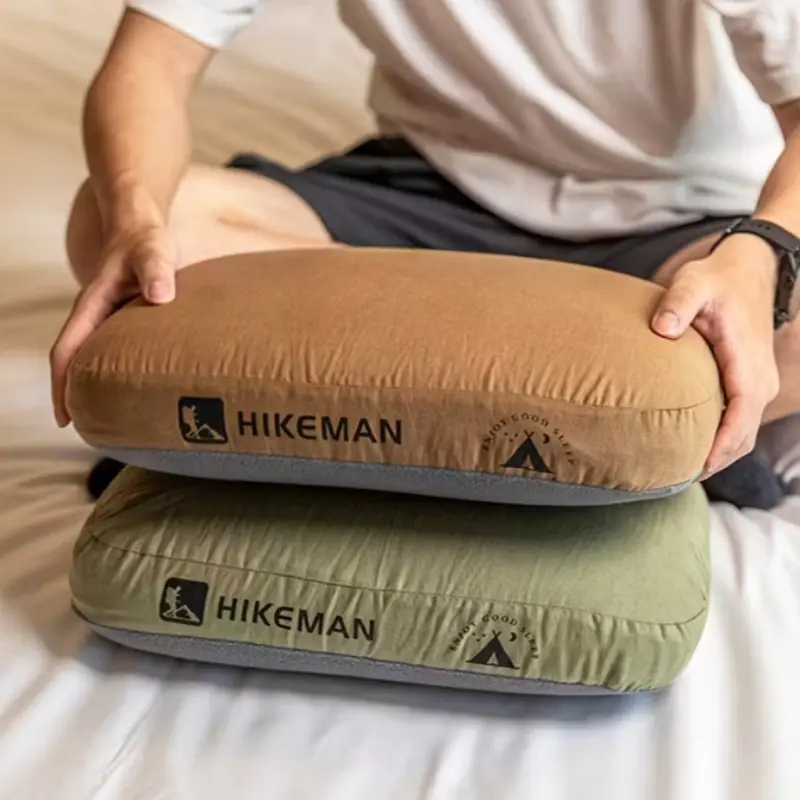 Outdoor Camping Pillow, Memory Foam, Portable Neck Support, 4 Color Options, Ideal for Travel and Outdoor Activities, Best Gift Choice, Camping Equipment, Camping Supplies, Camping Accessories, Camping Gear, Travel Accessory
