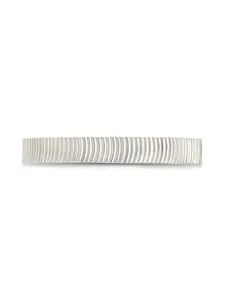 Sterling Silver Herringbone Ribbed Ring