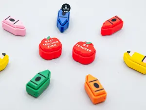 Clicker Keychain Teachers Pack - 3 Pack - Clicky School Supplies - Student Clickers - Fidget Clicker - Key Clicker - Fidget Key Clicker