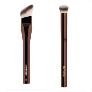 Hourglass 022 Foundation Brush & Vanish Concealer Brush Set Seamless Makeup Blending Tool