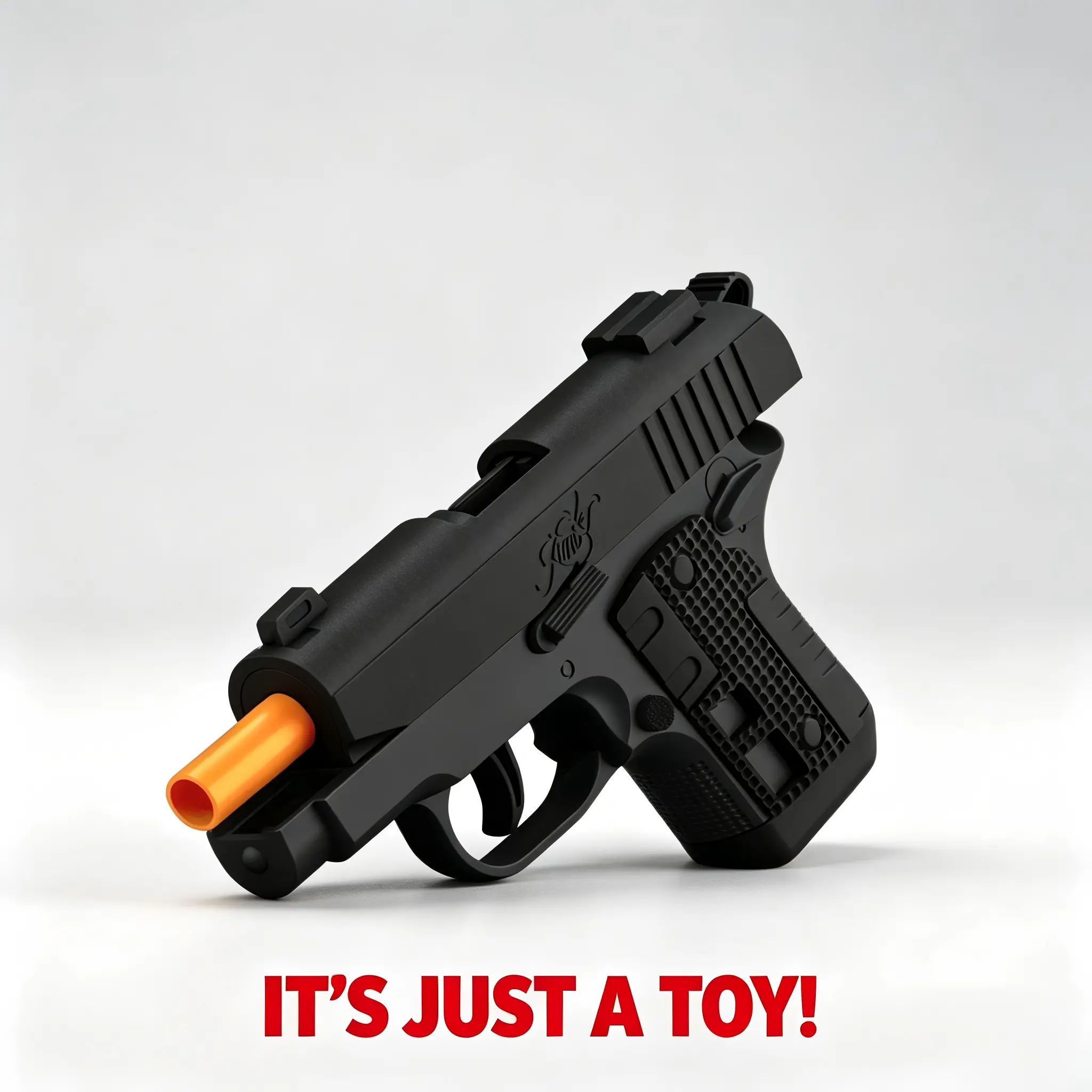 Foam dart gun with ejectable casings, manual recoil toy, safe EVA soft darts, suitable as an indoor/outdoor birthday gift for teens and boys, for ages 14 and up