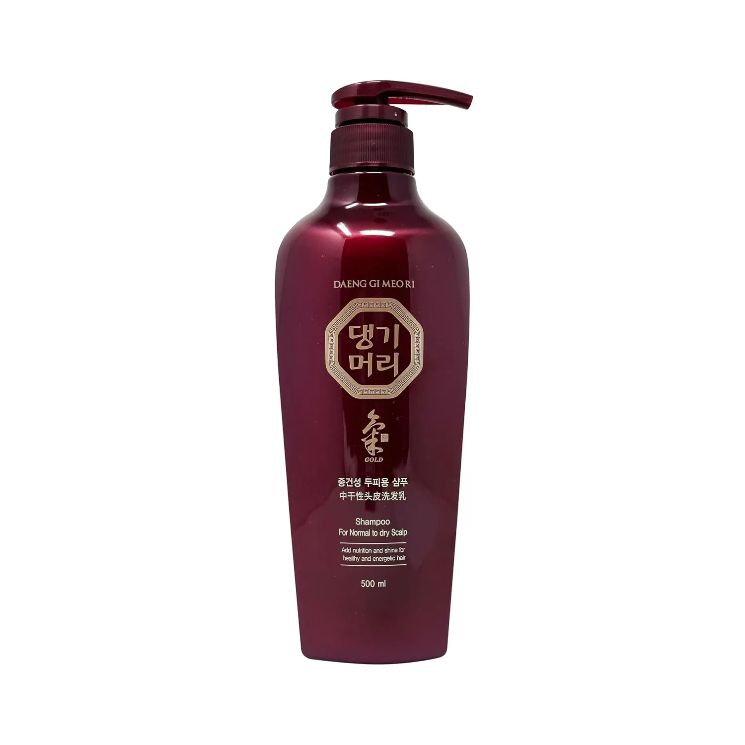Daeng Gi Meo Ri Herbal Anti-Hair Loss Shampoo for Dry Hair Type 500ml - Natural Ingredients for Hair Health & Reduced Loss