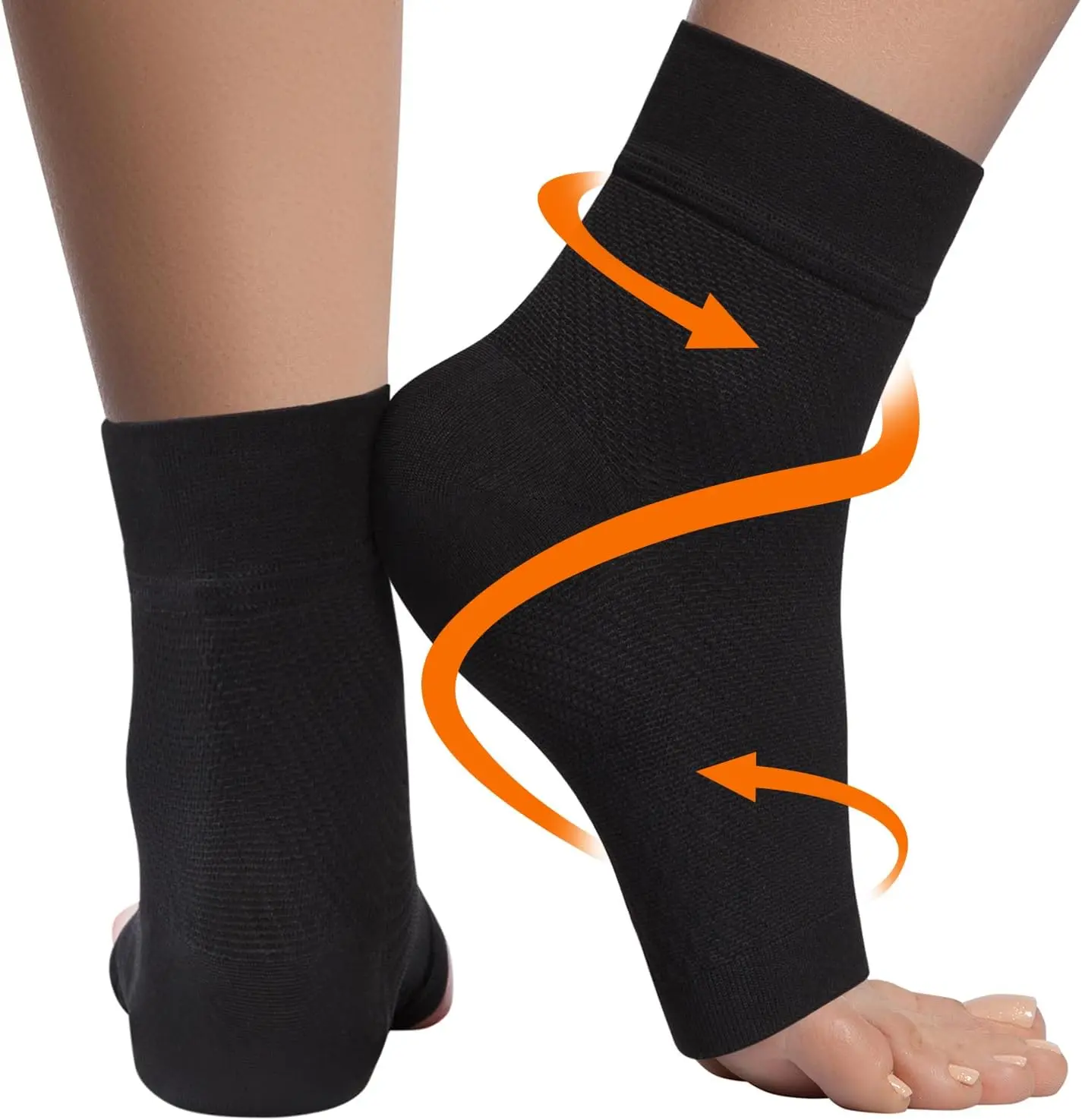 Isunie Women's Simple Style Athletic Socks, Ankle Socks For Sport,Running,Yoga For All Seasons Open Toe Socks for All Day Wear breathable, Summer Deal