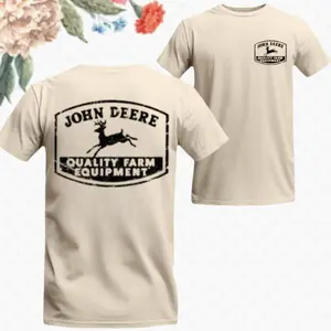 John Deere Quality Farm Equipment T-Shirt – Perfect Gift for Farmers, Ranchers and Tractor Lovers, Men's Cotton Tee