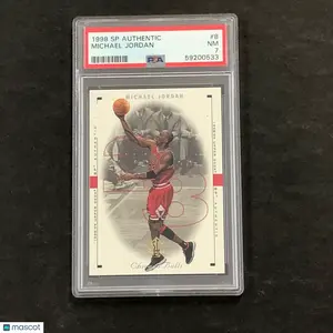 1998 SP Authentic #8 Michael Jordan PSA 7 NM Bulls