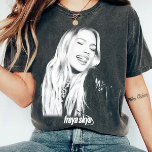 Vintage Freya Skye Shirt, Pop Music Concert Tour Tee, Aesthetic Graphic Oversized T Shirt, Trendy Fan Gift Shirt