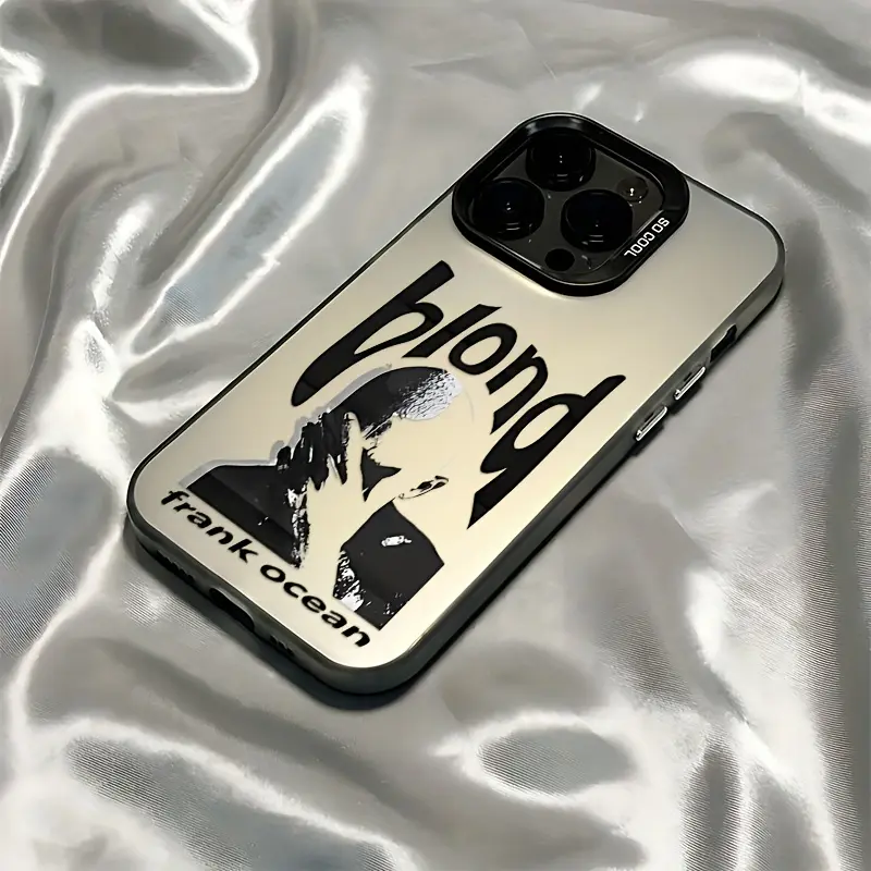 Singer Frank Blonde Frosted Back Smartphone Case - Shockproof, Drop-Proof Plastic Cover for iPhone 17,16E,16,15,14,13,12,11 Mini/Pro/Max,Air,X,XR,XS Max,8,7 Plus - Handheld Cellphone Devices Accessory