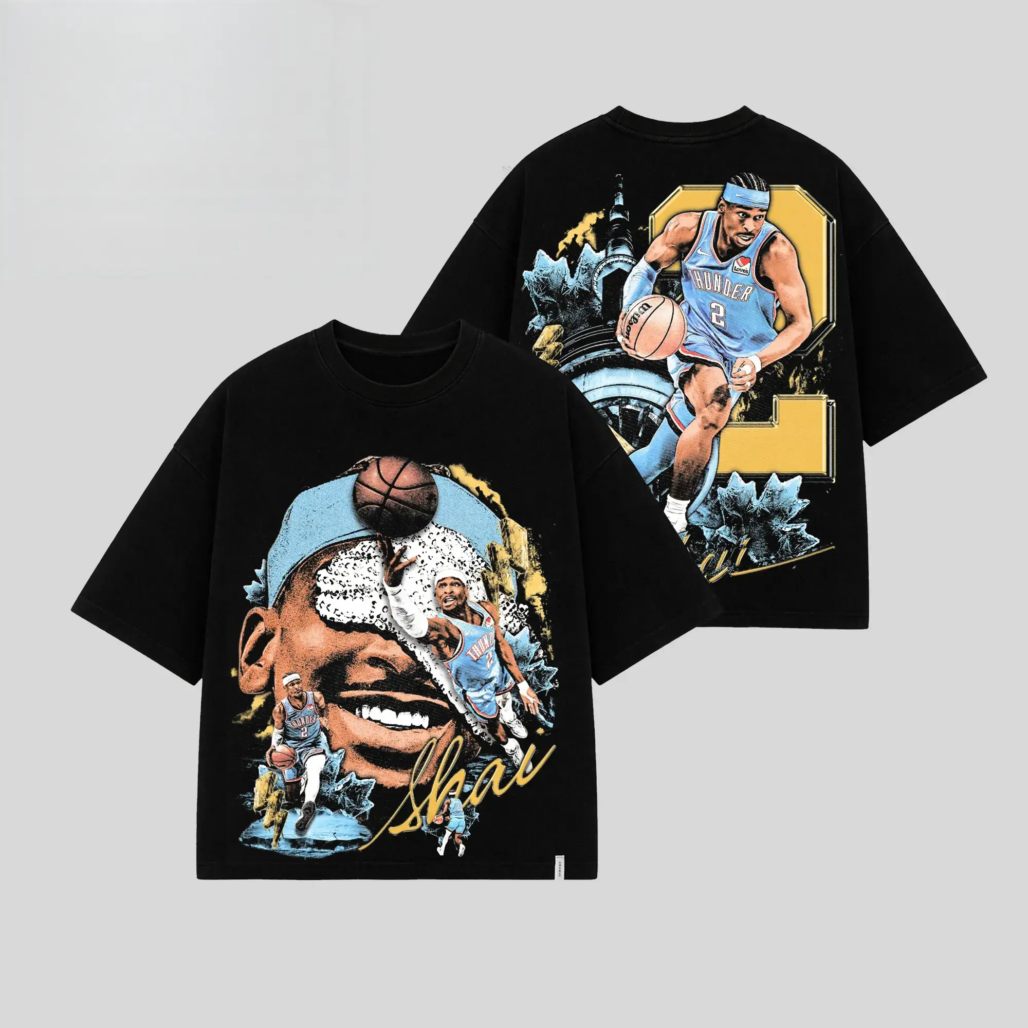 [ 🎉 100% Cotton] Retro Shai Gilgeous-Alexander 2026 Graphic, Oklahoma Basketball Fans Apparel, SGA Fans Basketball Streetwear Tee, Gift For Basketball Fan Graphic Tee