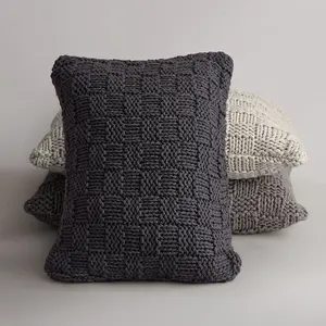 Chess Knit Dutch Euro Pillow