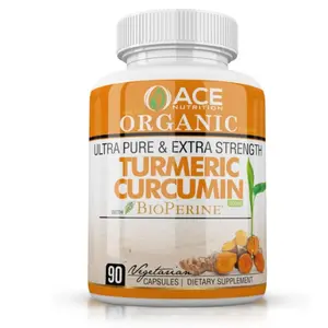 Turmeric Curcumin with Black Pepper – 90 Count Vegetarian Capsules Turmeric Supplement with Bioperine – 1650 mg Non-GMO Curcumin Supplements