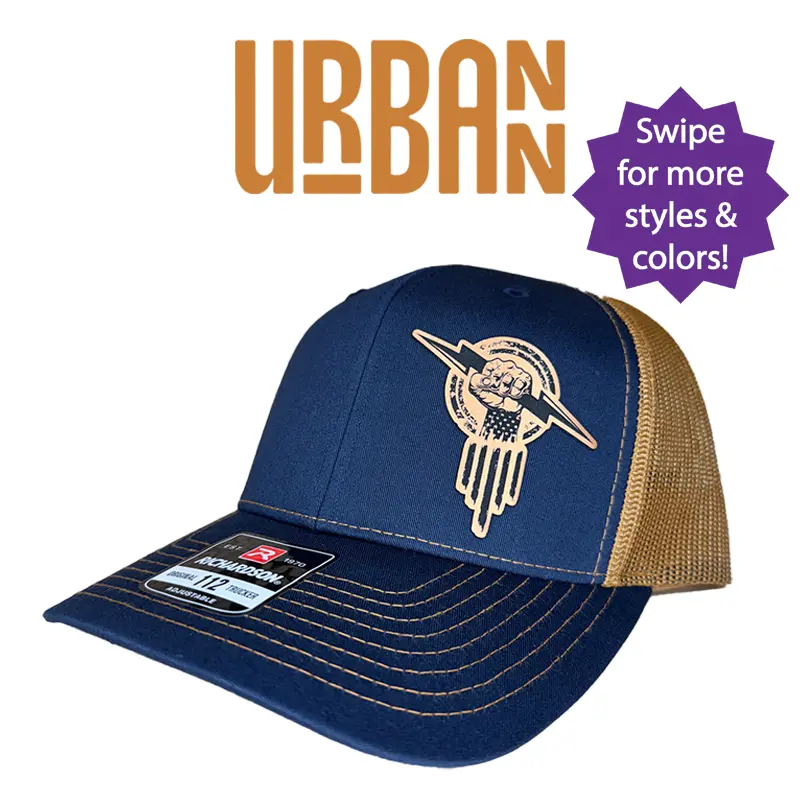 Electrician Lightning Bolt Hat - Mesh Trucker Cap with Unique Design