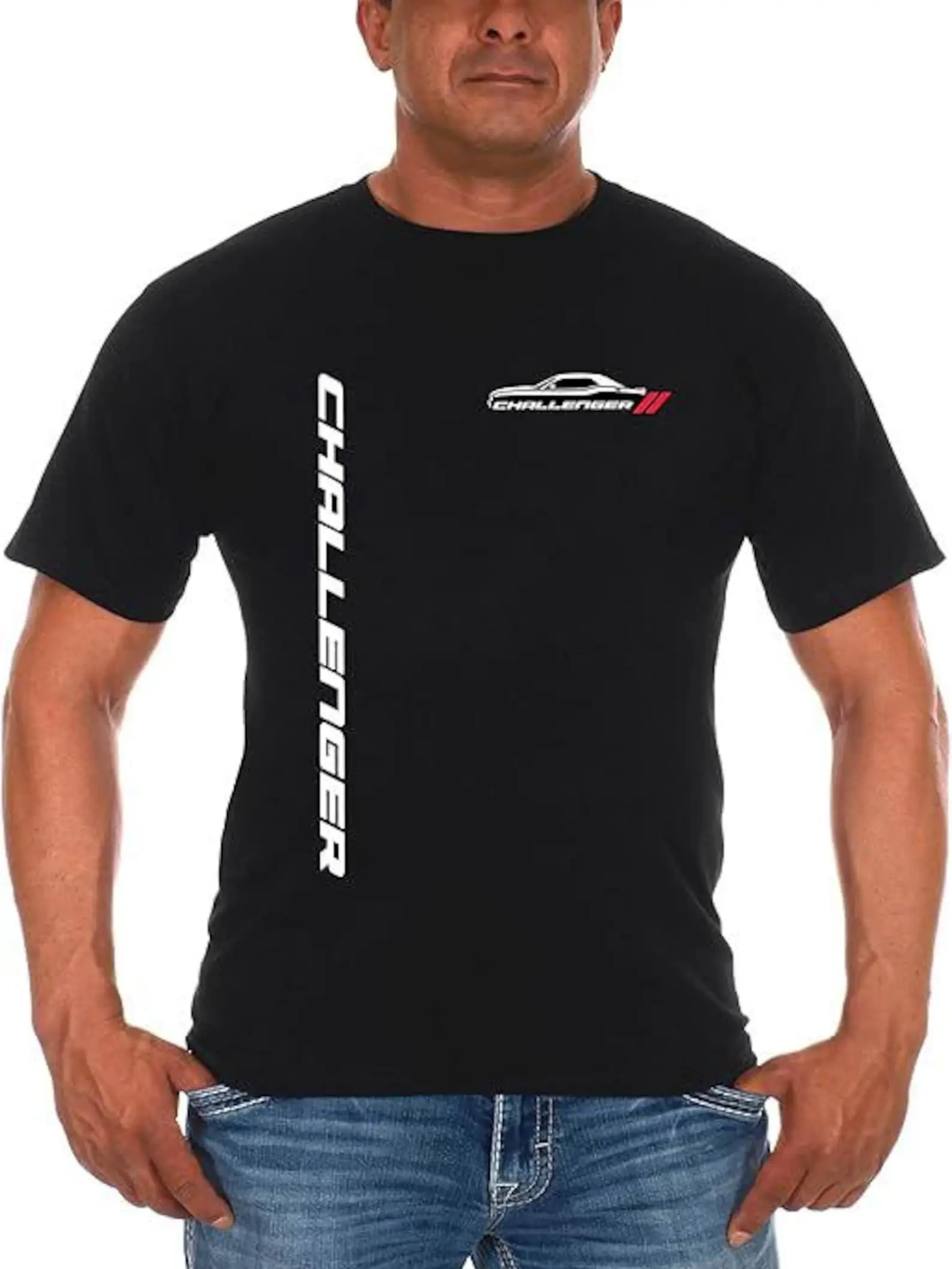 Challenger Classic T-Shirt, Retro American Muscle Car Graphic Tee