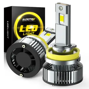 AUXITO 2025 Upgraded 30000LM LED Headlight Bulb ,Fog Lights,with Cooling Fan,H11 9005 9006 9007 H4 H7 H13 9012,D1S,D2S,D3S,D4S,D5S Canbus Ready,Plug-and-Play ,Pack of 2