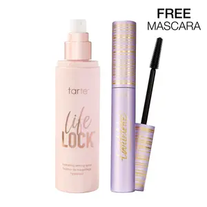 tarte locked in duo - tubing mascara & life lock setting spray