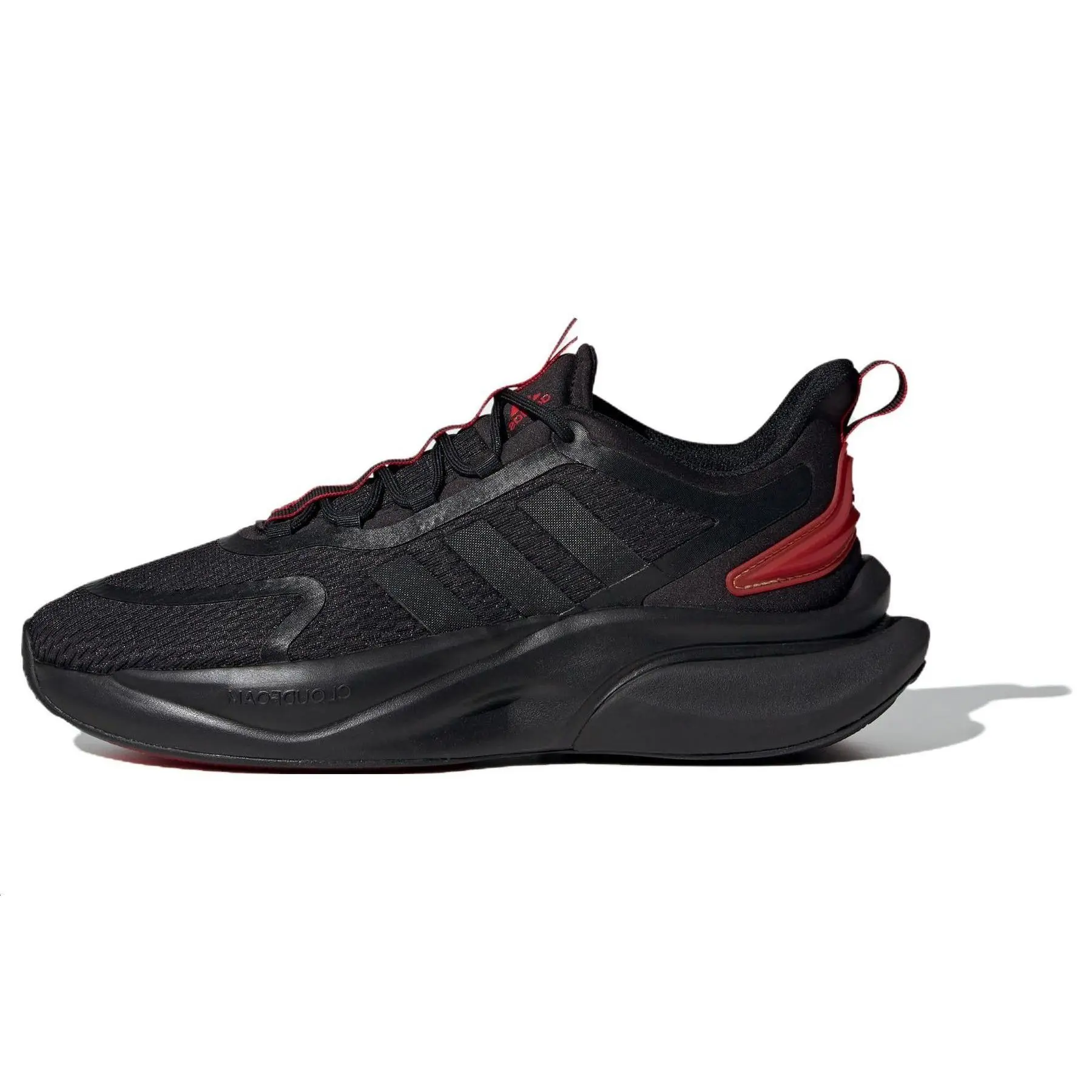 Adidas Alphabounce+ Black' Comfort Low Top Running Shoes Men's ID8624