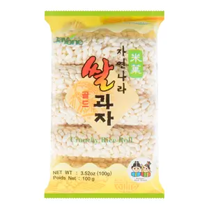 JAYONE Korean Rice Stick Snacks 100g - Crispy Puffed Rice Bars, Sweet & Savory Korean Snacks, Healthy Gluten-Free Treat