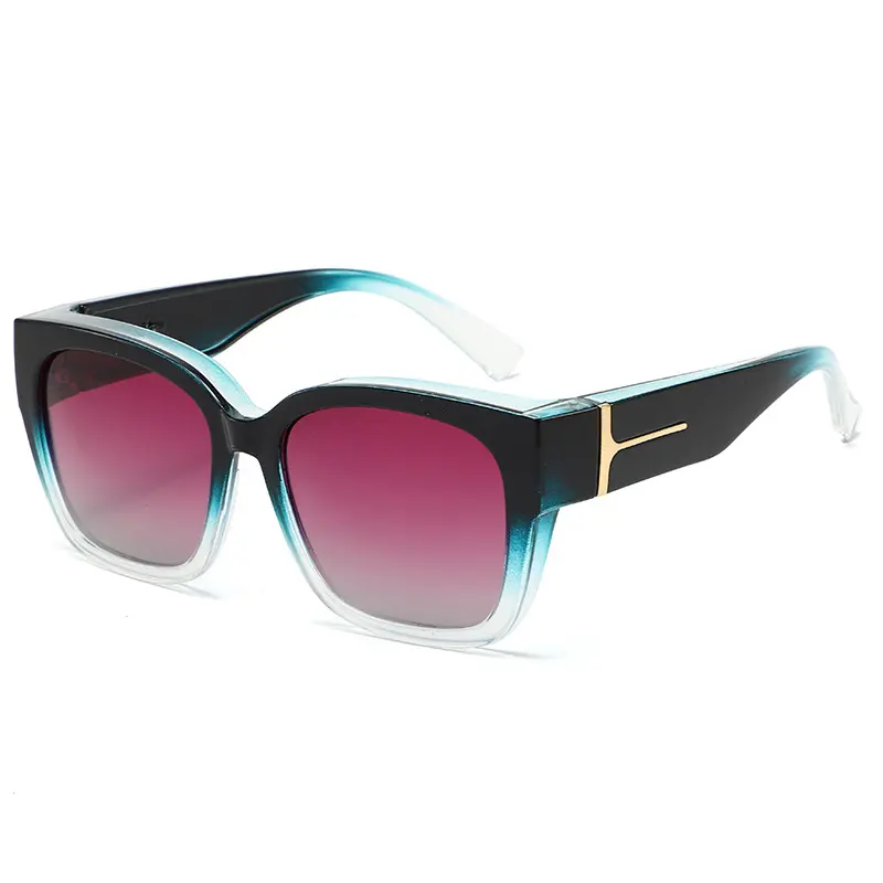 Gradient Blue Frame, Gradient Purple Lenses