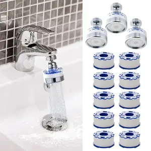 13 Pcs Sink Water Filter Faucet Set, 360 °   Rotating Bathroom Sink Filter, Kitchen Sink Faucet Water Filter Removes Chlorine Fluoride Hard Water Faucet Extender for Home Kitchen & Bathroom