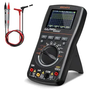 Oscilloscope Multimeter, 2 in 1 Oscilloscope Multimeter 10Mhz Bandwidth, 50MSa/s Sampling Rate, 6000 Counts, Automotive Multimeter Oscilloscope