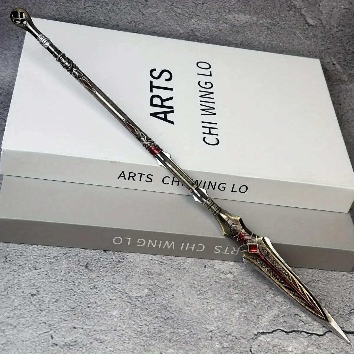 33cm 13-Inch Small Handheld Katana Metal Sword, Ninja Knife Weapon, Steel Blade Damascus-Style Japanese Katana, Original Samurai Sabre Figurine Model Gift