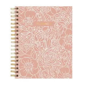 White Line Drawn Undated Planner