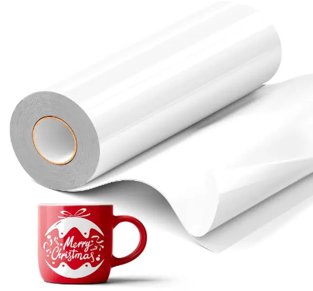 White Permanent Vinyl Roll for Cricut Silhouette