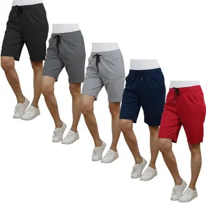 Women's Multi Pack Tech Fleece Performance Shorts With Heat Seal Zipper Pocket (Sizes, S-2XL)