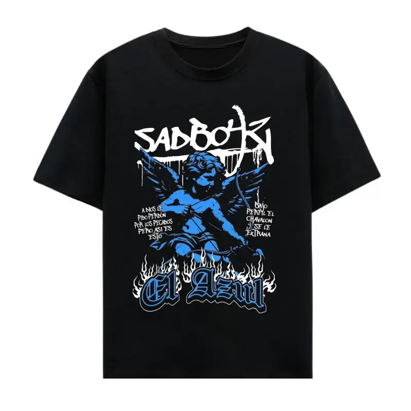 SadBoyz Forever Graphic Tee – Streetwear Style Inspired by Heartbreak unisex Retro Music T-Shirt for Men white
