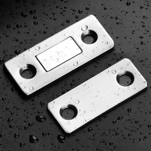 Cabinet Door Magnets 2 Pack Ultra Thin Cabinet Magnetic Catch Stick On Magnetic Drawer Closure Drawer Magnets for Kitchen Cabinet Closet Door Magnetic Latch Sliding Door Magnet Cupboard Closer gifts