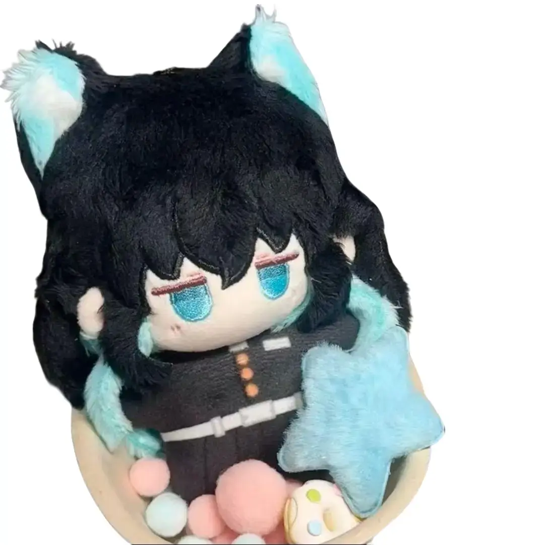 Cute Plush Doll Keychain Accessory for Fans, Soft Character Likeness Key Holder for Purse and Bag Pendant